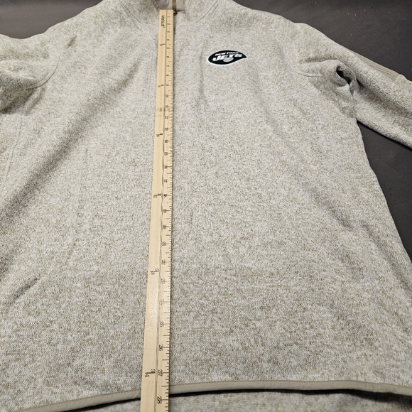 New York Jets Antigua Sweatshirt 1/4 Zip NFL Gang Green Men's XL $110 MSRP - Picture 6 of 8